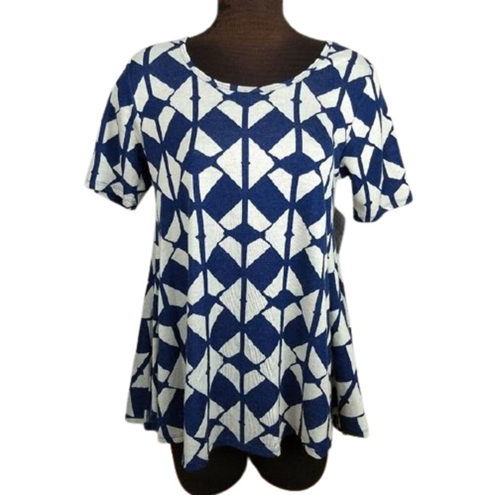 LuLaRoe shapes print Perfect-T! Size small NWT